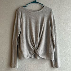 Front tie women’s sweater